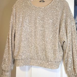 Brand New - Sequin Shirt - Dynamite, Size Medium